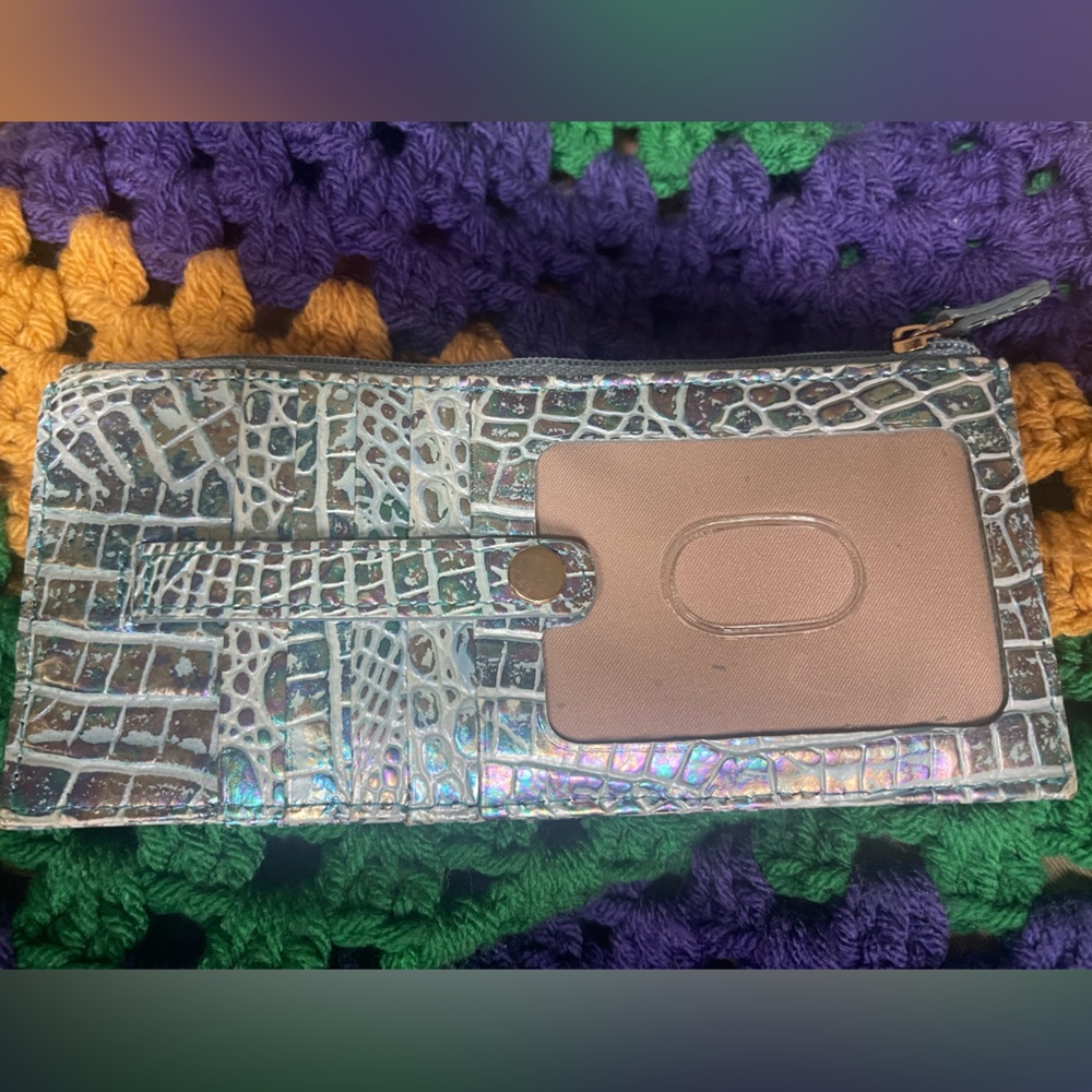 Brahmin Wonderland Melbourne credit card slim wallet